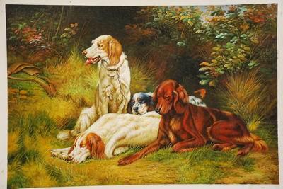unknow artist Dogs 033 china oil painting image